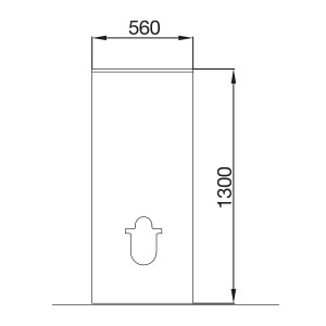 Habillage Bâti-Support pour WC suspendu Blanc Brillant NOJA - SALGAR 87798