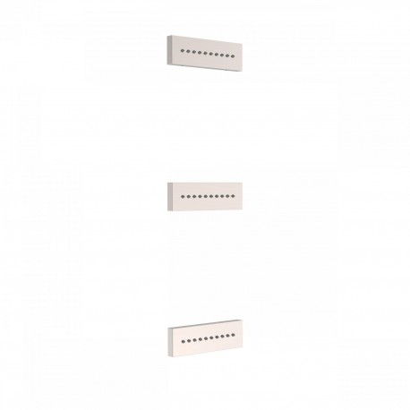 3 jets encastrés d'hydromassage Acier - TRES 29951505AC