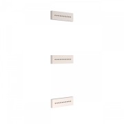 3 jets encastrés d'hydromassage Acier - TRES 29951505AC