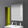 Miroir ECLAIRANT FLUORESCENT pour salle de bain 80 x 60 - CRISTINA ONDYNA MF8060
