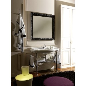 Lavabo en céramique Retro Luxe PARIGI 100cm BLANC BRILLANT  - CRISTINA ONDYNA WPG10509