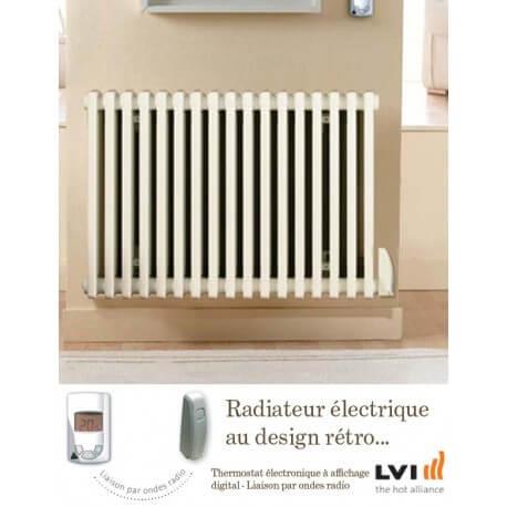 Radiateur LVI - EPOK H - 1000W FLUIDE - Horizontal (haut.600) - 3630610