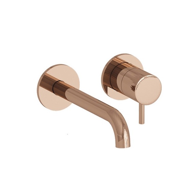 Mitigeur lavabo mural Or Rose TRIVERDE  - CRISTINA ONDYNA TV25746P