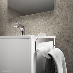 Porte serviette MINIMAL ALUMINIUM - SALGAR 86187