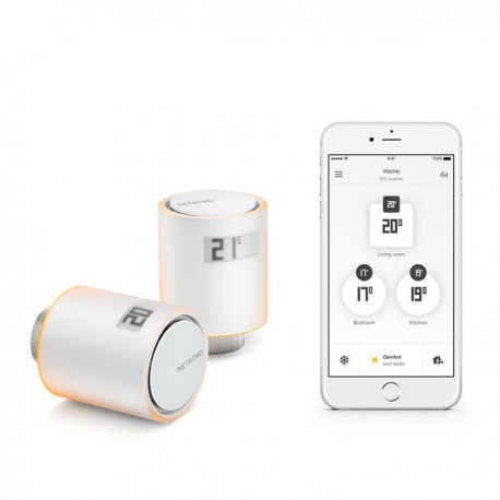 Pack têtes thermostatiques intelligentes - NETATMO NVP-PRO