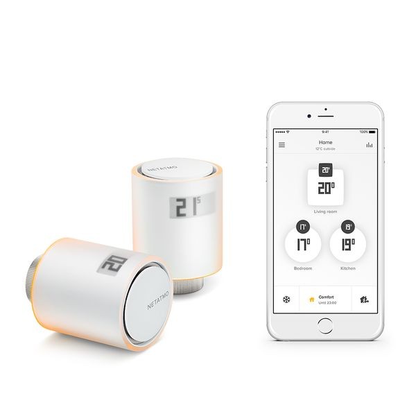 Pack têtes thermostatiques intelligentes - NETATMO NVP-PRO - Vita Habitat