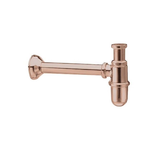 SIPHON LAVABO RÉTRO BOUTEILLE OR ROSE - CRISTINA ONDYNA AC36646P