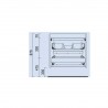 Meuble de salle de bain 80cm 2 tiroirs Blanc Brillant MONTERREY - SALGAR 26678
