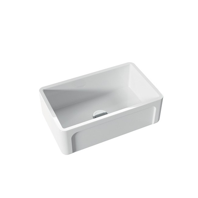 Evier céramique blanc YORKSHIRE - CRISTINA ONDYNA CAY758