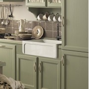 Evier céramique blanc YORKSHIRE - CRISTINA ONDYNA CAY758