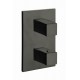 Façade douche thermostatique Noir mat TABULA - Cristina Ondyna XQ85213