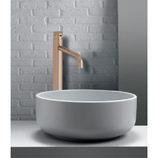 Mitigeur lavabo haut INSIGNIA avec vidage clic-clac - Titanium