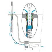 Support pour douchette rond avec flexible FOLLOW ME - CRISTINA ONDYNA AC66951 Support pour douchette rond avec flexible FOLLOW M