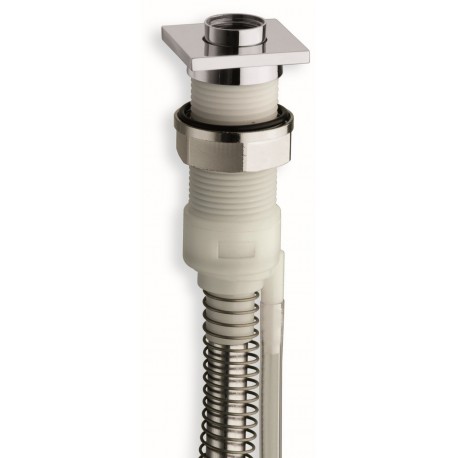 Support sur gorge avec flexible Follow Me 2m50 CHROME QUADRI - CRISTINA ONDYNA AC63351 Support sur gorge avec flexible Follow Me