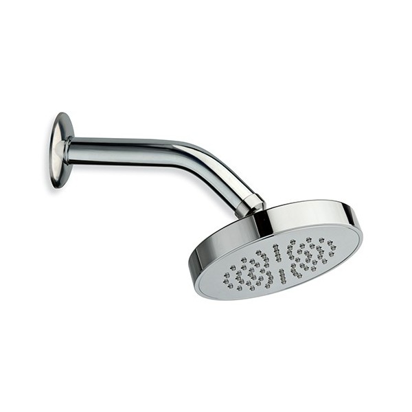 POMME DE DOUCHE ANTICALCAIRE DIAM 10 CM AVEC BRAS CHROME - CRISTINA ONDYNA  AT96851 - Vita Habitat