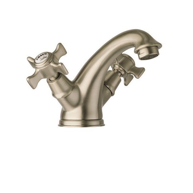 Mélangeur pour lavabo avec vidage CHAMBORD METAL BROSSE - CRISTINA ONDYNA CH10877