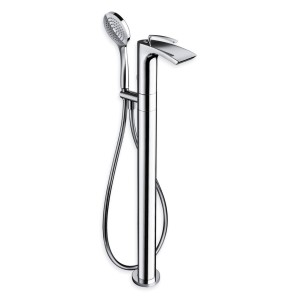 BAIN DOUCHE BOLLICINE MONOCOLONNE SUR PIED CHROME SANS MECANISME - CRISTINA ONDYNA BO18951 BAIN DOUCHE BOLLICINE MONOCOLONNE SUR