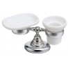 PORTE SAVON / PORTE VERRE MUSEO A POSER CHROME - CRISTINA ONDYNA CA77251 PORTE SAVON / PORTE VERRE MUSEO A POSER CHROME - CRISTI