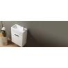 Meuble Lave-mains rectangulaire à suspendre - mini 25/45/60 BEIGE ouverture droite - CRISTINA ONDYNA MS5251C