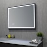 MIROIR RECTANGLE ELEGANCE CADRE NOIR MAT AVEC SENSOR - CRISTINA ONDYNA EL806013 MIROIR RECTANGLE ELEGANCE CADRE NOIR MAT AVEC SE