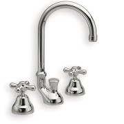 Mélangeur pour lavabo IMPERO  bec tube orientable 3 trous + Vidage - CRISTINA ONDYNA IM20651 Mélangeur pour lavabo IMPERO  bec t