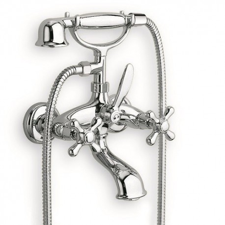 Mélangeur mural pour bain/douche IMPERO chromé sans colonnettes  - CRISTINA ONDYNA IM10051 Mélangeur mural pour bain/douche IMPE