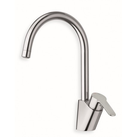Mitigeur Cuisine bec haut col de cygne chromé New Day - CRISTINA ONDYNA KN52651 Mitigeur Cuisine bec haut col de cygne chromé Ne