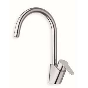Mitigeur Cuisine bec haut col de cygne chromé New Day - CRISTINA ONDYNA KN52651 Mitigeur Cuisine bec haut col de cygne chromé Ne