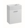 Meuble Lave-mains rectangulaire à suspendre HOX MINI 25/45/60 BLANC - CRISTINA ONDYNA MS5251B Meuble Lave-mains rectangulaire à