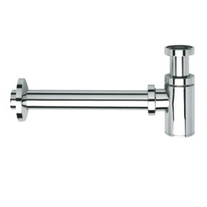 SIPHON BIDET DROIT LUXE LAITON DESIGN 35 cm CHROME - CRISTINA ONDYNA MS3651 SIPHON BIDET DROIT LUXE LAITON DESIGN 35 cm CHROME -