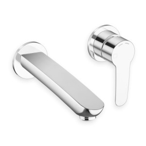 Mitigeur pour lavabo mural avec collecteur chrome NEW DAY - CRISTINA ONDYNA ND23751 Mitigeur pour lavabo mural avec collecteur c