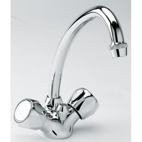 Mélangeur pour Lavabo bec haut mobile chromé ORDO - CRISTINA ONDYNA OR11051 Mélangeur pour Lavabo bec haut mobile chromé ORDO - 