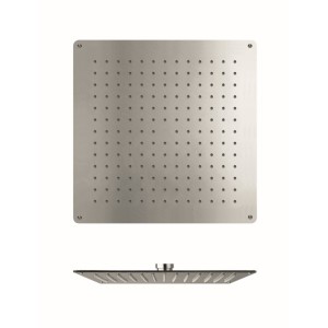 POMME DE DOUCHE SANDWICH PLAFOND CARREE 34 CM FINTION INOX - CRISTINA ONDYNA PD36228 POMME DE DOUCHE SANDWICH PLAFOND CARREE 34 