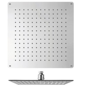 POMME DE DOUCHE SANDWICH INOX PLAFOND CARREE 34 CM - CRISTINA ONDYNA PD36251 POMME DE DOUCHE SANDWICH INOX PLAFOND CARREE 34 CM 