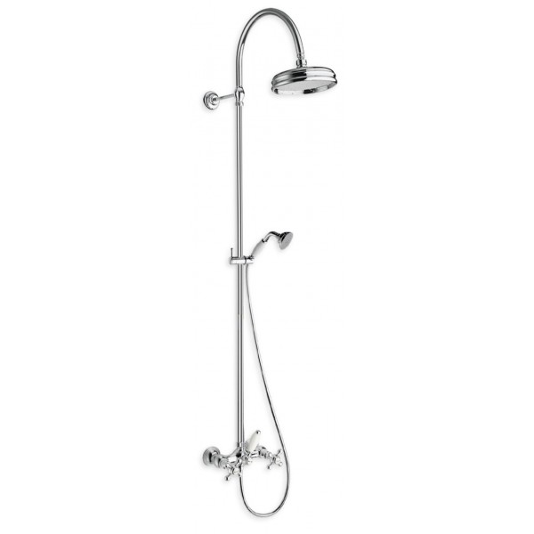 POMME DE DOUCHE RETRO LORD ANTICALCAIRE CHROME 30 CM - CRISTINA ONDYNA  SD42051 - Vita Habitat