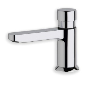 Lave mains avec temporisateur eau froide chrome QUICK - CRISTINA ONDYNA Q523051 Lave mains avec temporisateur eau froide chrome 