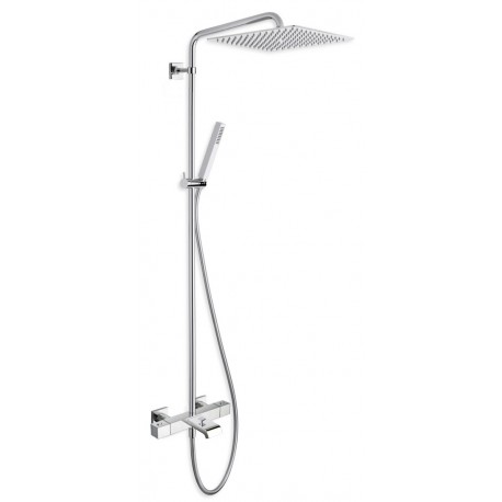 COLONNE QUADRI BAIN DOUCHE BAGNO 300 THERMOSTATIQUE CHROME - CRISTINA ONDYNA QD18851 COLONNE QUADRI BAIN DOUCHE BAGNO 300 THERMO