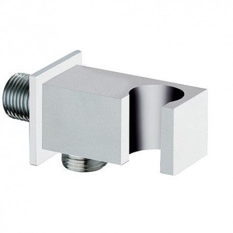 APPLIQUE PRISE D'EAU CARREE LAITON BLANC 1/2" - CRISTINA ONDYNA QD64024 APPLIQUE PRISE D'EAU CARREE LAITON BLANC 1/2" - CRISTINA