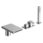 Mitigeur Bain/Douche cascade Chromé QUADRI - CRISTINA ONDYNA QM18051 Mitigeur Bain/Douche cascade Chromé QUADRI - CRISTINA ONDYN