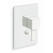 FACADE LAITON MITIGEUR DOUCHE QUADRI 2 SORTIES BLANC - CRISTINA ONDYNA QM68924 FACADE LAITON MITIGEUR DOUCHE QUADRI 2 SORTIES BL