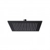 Pomme de douche carrée en laiton 30 cm Blackmat QUADRI - CRISTINA ONDYNA SD30013 Pomme de douche carrée en laiton 30 cm Blackmat