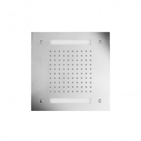 Ciel de pluie carrée 30 cm avec télécommande Chromothérapie HYDROTHERAPIE  - CRISTINA ONDYNA TT30051 Ciel de pluie carrée 30 cm 