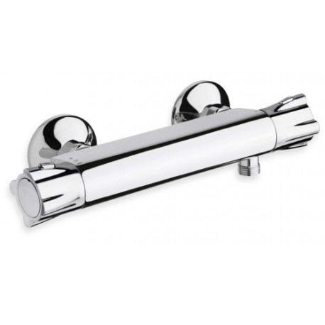 Douche Theta mitigeur poignées métal thermostatique chrome - CRISTINA ONDYNA TE45151 Douche Theta mitigeur poignées métal thermo