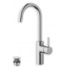 LAVABO TRIVERDE BEC HAUT CHROME + Vidage Up&Down - CRISTINA ONDYNA TV22651 LAVABO TRIVERDE BEC HAUT CHROME + Vidage Up&Down - CR