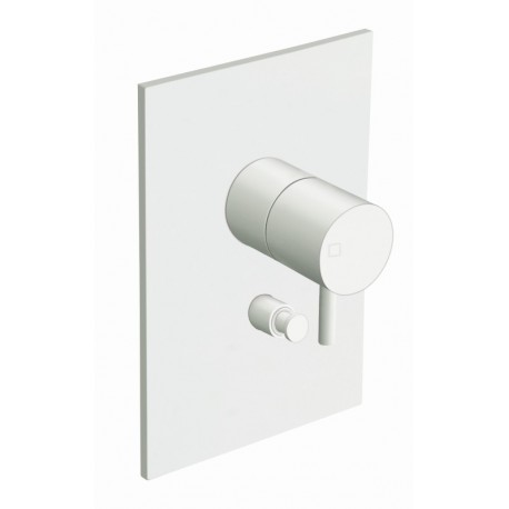 Façade mitigeur pour douche mural 2 sorties WHITEMAT TRIVERDE - CRISTINA ONDYNA TV68924 Façade mitigeur pour douche mural 2 sort