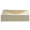 VASQUE EN PIERRE RECTANGULAIRE 40/45/10 CM SABLE - CRISTINA ONDYNA UC3005 VASQUE EN PIERRE RECTANGULAIRE 40/45/10 CM SABLE - CRI