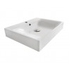 LAVABO CERAMIQUE CENTO A POSER OU A SUSPENDRE 50-45 CM BLANC BRILLAN - CRISTINA ONDYNA WCE5045 LAVABO CERAMIQUE CENTO A POSER OU