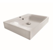 LAVABO CERAMIQUE CENTO A POSER OU A SUSPENDRE 60/45 CM BLANC BRILLAN - CRISTINA ONDYNA WCE6045 LAVABO CERAMIQUE CENTO A POSER OU