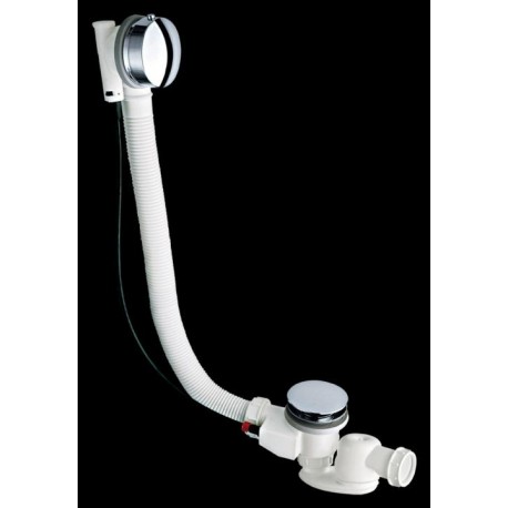 Vidage automatique pour baignoire avec siphon orientable 100 cm CHROME - CRISTINA ONDYNA VB41951 Vidage automatique pour baignoi
