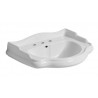 LAVABO CHAMBORD A SUSPENDRE OU SUR COLONNE 73-54 CM PERCAGE 3 TROUS - CRISTINA ONDYNA WCH7454 LAVABO CHAMBORD A SUSPENDRE OU SUR